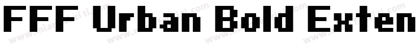 FFF Urban Bold Extended字体转换